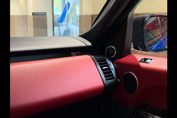 Land Rover Range Rover Sport 5.0 V8 SC SVR|pano|360|Merdian|HUD|Alcantara hemel|Carbon|Stoelverkoeling|Maxton|