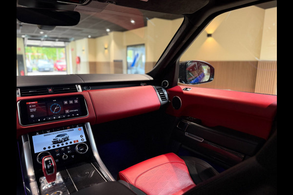 Land Rover Range Rover Sport 5.0 V8 SC SVR|pano|360|Merdian|HUD|Alcantara hemel|Carbon|Stoelverkoeling|Maxton|
