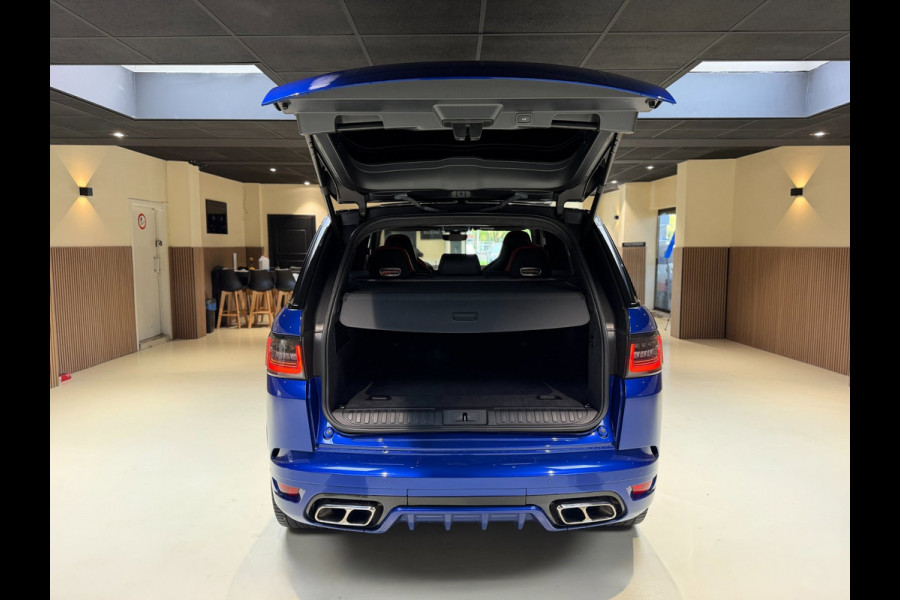 Land Rover Range Rover Sport 5.0 V8 SC SVR|pano|360|Merdian|HUD|Alcantara hemel|Carbon|Stoelverkoeling|Maxton|