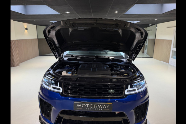 Land Rover Range Rover Sport 5.0 V8 SC SVR|pano|360|Merdian|HUD|Alcantara hemel|Carbon|Stoelverkoeling|Maxton|