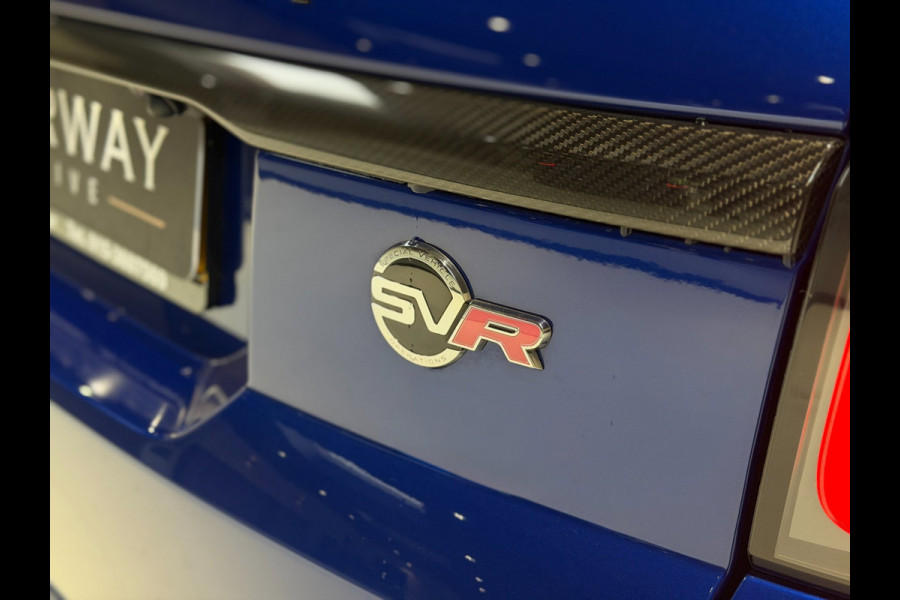 Land Rover Range Rover Sport 5.0 V8 SC SVR|pano|360|Merdian|HUD|Alcantara hemel|Carbon|Stoelverkoeling|Maxton|