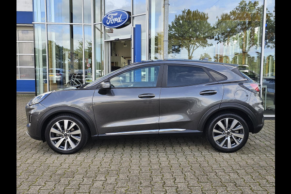 Ford Puma 1.0 EcoBoost Hybrid Titanium X Adaptive cruise control | Half leder | Full led | Achteruitrijcamera | Elektrisch bedienbare achterklep | Keyless entry | 18'' velgen etc.