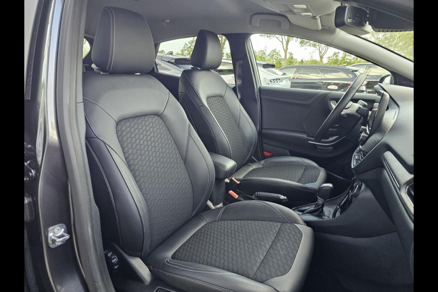 Ford Puma 1.0 EcoBoost Hybrid Titanium X Adaptive cruise control | Half leder | Full led | Achteruitrijcamera | Elektrisch bedienbare achterklep | Keyless entry | 18'' velgen etc.