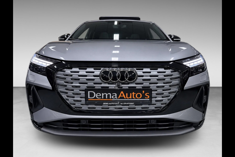 Audi Q4 Sportback e-tron 50 quattro 21" 3X S-LINE LEDER+ M-STOELEN/PANO/H-UP/SONOS/DAB/CARPLAY/ADAPT-CRUISE///