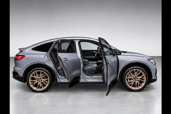 Audi Q4 Sportback e-tron 50 quattro 21" 3X S-LINE LEDER+ M-STOELEN/PANO/H-UP/SONOS/DAB/CARPLAY/ADAPT-CRUISE///