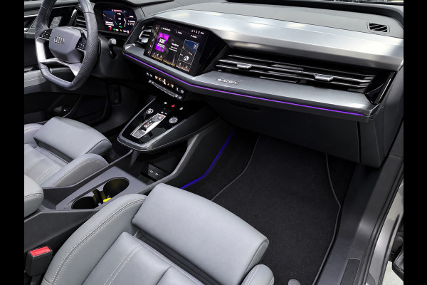 Audi Q4 Sportback e-tron 50 quattro 21" 3X S-LINE LEDER+ M-STOELEN/PANO/H-UP/SONOS/DAB/CARPLAY/ADAPT-CRUISE///