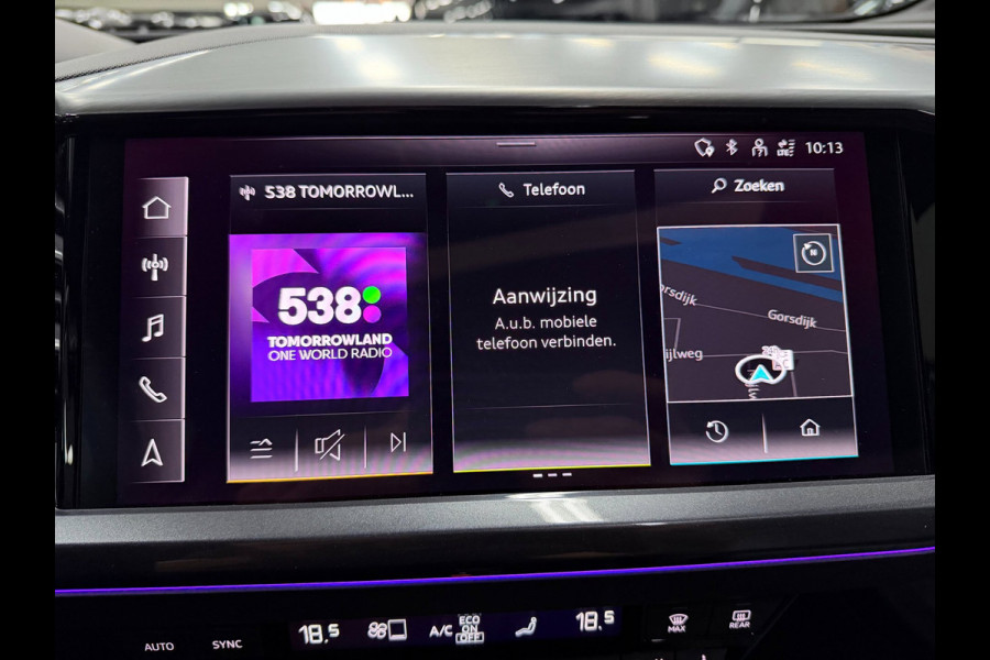 Audi Q4 Sportback e-tron 50 quattro 21" 3X S-LINE LEDER+ M-STOELEN/PANO/H-UP/SONOS/DAB/CARPLAY/ADAPT-CRUISE///