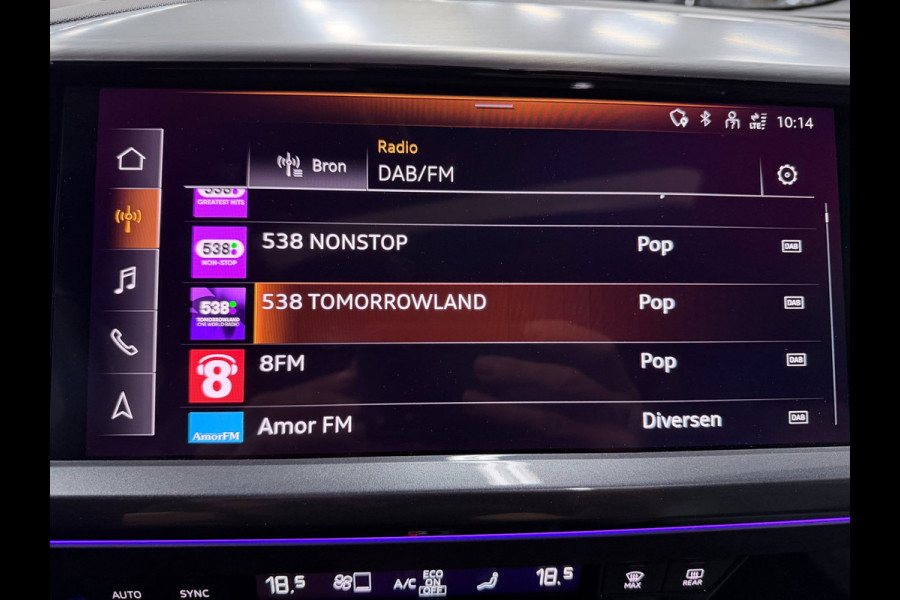 Audi Q4 Sportback e-tron 50 quattro 21" 3X S-LINE LEDER+ M-STOELEN/PANO/H-UP/SONOS/DAB/CARPLAY/ADAPT-CRUISE///