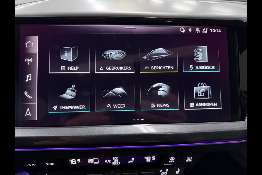 Audi Q4 Sportback e-tron 50 quattro 21" 3X S-LINE LEDER+ M-STOELEN/PANO/H-UP/SONOS/DAB/CARPLAY/ADAPT-CRUISE///