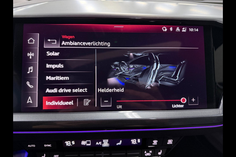Audi Q4 Sportback e-tron 50 quattro 21" 3X S-LINE LEDER+ M-STOELEN/PANO/H-UP/SONOS/DAB/CARPLAY/ADAPT-CRUISE///