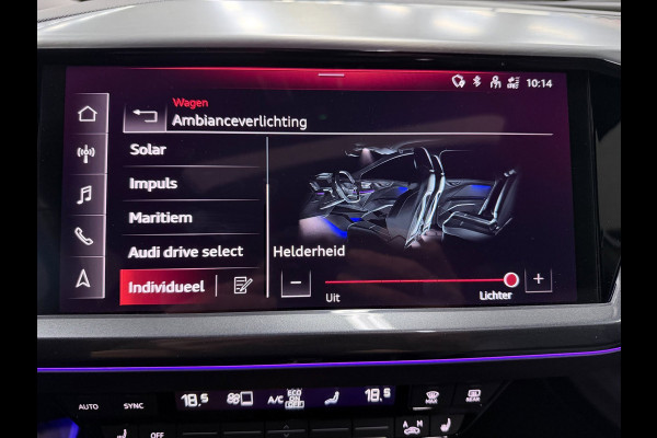 Audi Q4 Sportback e-tron 50 quattro 21" 3X S-LINE LEDER+ M-STOELEN/PANO/H-UP/SONOS/DAB/CARPLAY/ADAPT-CRUISE///