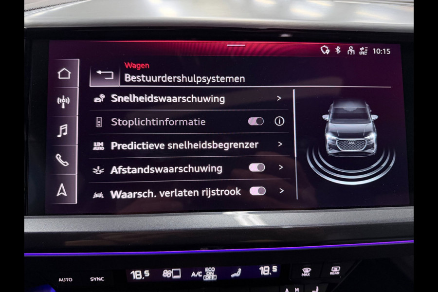 Audi Q4 Sportback e-tron 50 quattro 21" 3X S-LINE LEDER+ M-STOELEN/PANO/H-UP/SONOS/DAB/CARPLAY/ADAPT-CRUISE///