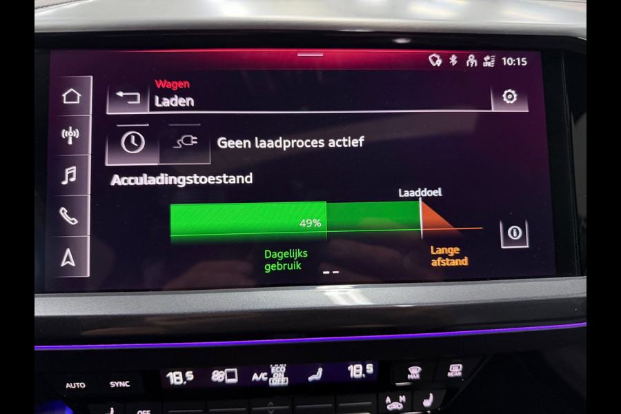 Audi Q4 Sportback e-tron 50 quattro 21" 3X S-LINE LEDER+ M-STOELEN/PANO/H-UP/SONOS/DAB/CARPLAY/ADAPT-CRUISE///