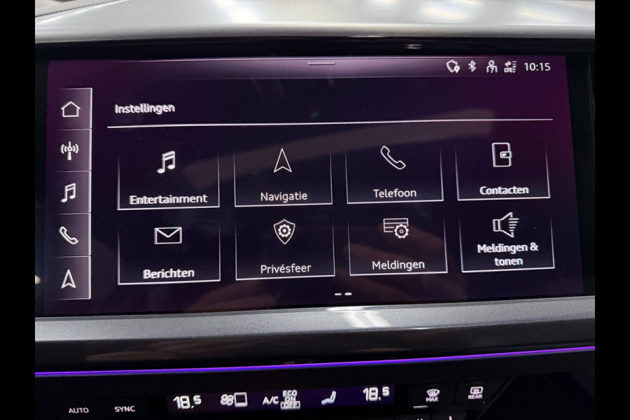 Audi Q4 Sportback e-tron 50 quattro 21" 3X S-LINE LEDER+ M-STOELEN/PANO/H-UP/SONOS/DAB/CARPLAY/ADAPT-CRUISE///