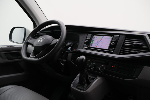Volkswagen Transporter 2.0 TDI DSG L2H1 Leer, 3-Zits, Camera, Cruise, Airco, Apple Carplay, SideSteps, Elektrisch Pakket, 18''