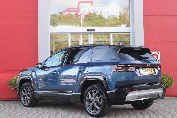Jeep Compass 1.2 145PK e-Hybrid FIRST EDITION | PANORAMADAK: TWEEDELIG PANORAMISCH SCHUIF-/KANTELDAK | PREMIUM PACK: FOCAL PREMIUM AUDIO/STOELMASSAGE VÓÓR/STOELVENTILATIE VÓÓR/ELEKTRISCH VERSTELBARE VOORSTOELEN MET GEHEUGENFUNCTIE/GLANZEND ZWART GESPOTEN BUMPERS | CONVENIENCE PACK: 360° CAMERA /PARKEERSENSOREN VÓÓR, ACHTER & ZIJDELINGS/BLIND SPOT MONITORING/PEDAALVERWARMINGSPREVENTIE | PACIFIC BLUE | LED MATRIX KOPLAMPEN | 18" LICHTMETALEN VELGEN | VERLICHTE 7-SLEUFS GRILL | PRIVACY GLASS | STOEL/STUUR VERWARMING | VERWARMBARE VOORRUITRAND |SFEERVERLICHTING | ELEKTRISCH BEDIENBARE