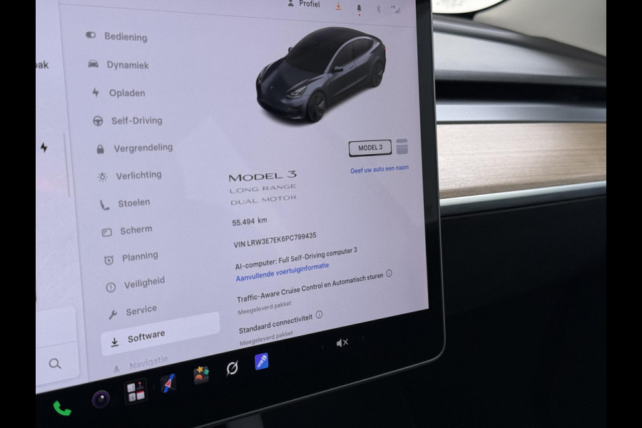 Tesla Model 3 Long Range AWD 75 kWh VAN: 35.900,- VOOR: 33.440,- UW HERFSTVOORDEEL: 2.460,-| FABRIEKSGARANTIE OP ACCU & AANDRIJFLIJN TOT 2031 OF 192.000 KM + ALGEMENE AUTO T/M 06-2027 of 80.000KM! BTW verrekenbaar | SOH 94% |
