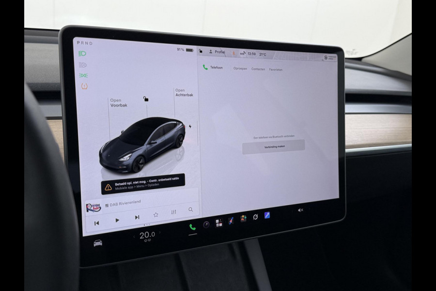 Tesla Model 3 Long Range AWD 75 kWh VAN: 35.900,- VOOR: 33.440,- UW HERFSTVOORDEEL: 2.460,-| FABRIEKSGARANTIE OP ACCU & AANDRIJFLIJN TOT 2031 OF 192.000 KM + ALGEMENE AUTO T/M 06-2027 of 80.000KM! BTW verrekenbaar | SOH 94% |