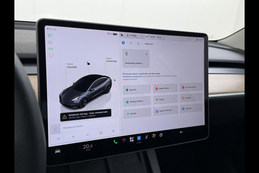 Tesla Model 3 Long Range AWD 75 kWh VAN: 35.900,- VOOR: 33.440,- UW HERFSTVOORDEEL: 2.460,-| FABRIEKSGARANTIE OP ACCU & AANDRIJFLIJN TOT 2031 OF 192.000 KM + ALGEMENE AUTO T/M 06-2027 of 80.000KM! BTW verrekenbaar | SOH 94% |