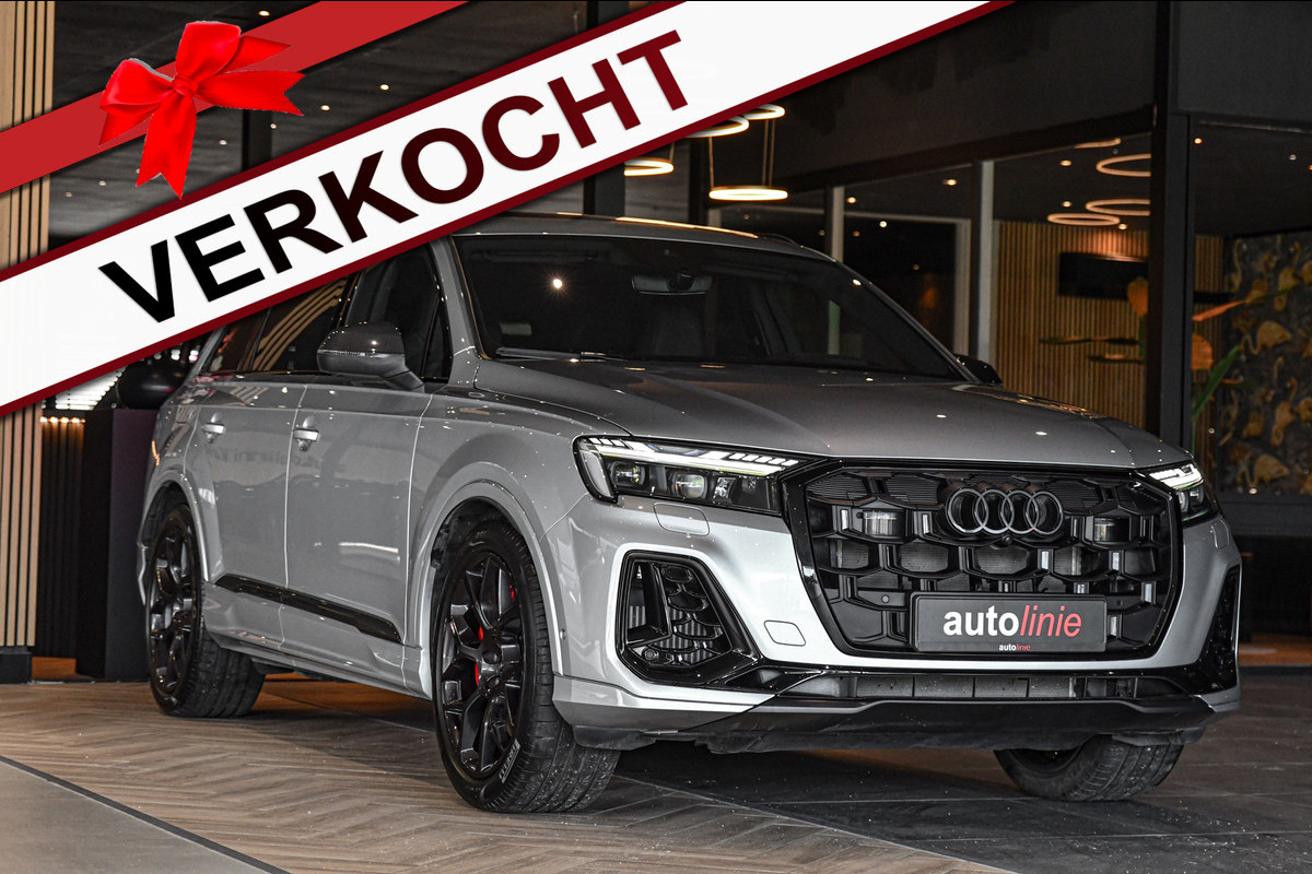Audi Q7 60 TFSI e quattro Pro Line S Competition, Carbon, Massage, Luchtvering, Alcantara, 4-wielsturing, 360 3D, OLED, B&O, HUD!