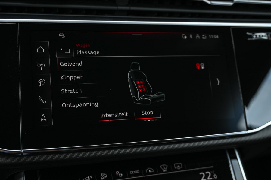 Audi Q8 E-Hybrid Quattro 360KW Competition Plus | Panoramadak | 5 Jr Garantie | Alcantara Hemelbekleding | Carbon Inleg | Stoelmassage + Ventilatie | Achterasbesturing | 360 Camera | B&O Sound | HUD | OLED | Soft Close | Ambiance Interieur |