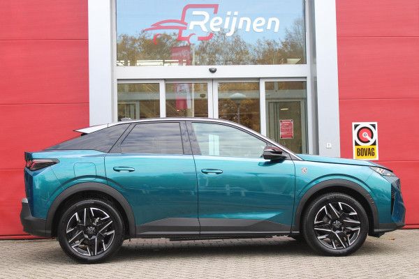 Peugeot 3008 1.2 Hybrid 145PK GT | ELEKTRISCH BEDIENBARE ACHTERKLEP | NAVIGATIE | DRAADLOZE APPLE CARPLAY/ANDROID AUTO | SFEER VERLICHTING | ACHTERUITRIJ CAMERA | PARKEERSENSOREN VOOR EN ACHTER | FULL LED KOPLAMPEN | KEYLESS ENTRY/START | ADAPTIVE CRUISE CONTROL | STOEL/STUUR VERWARMING | LICHTMETALEN VELGEN 19" | DAB+ RADIO |
