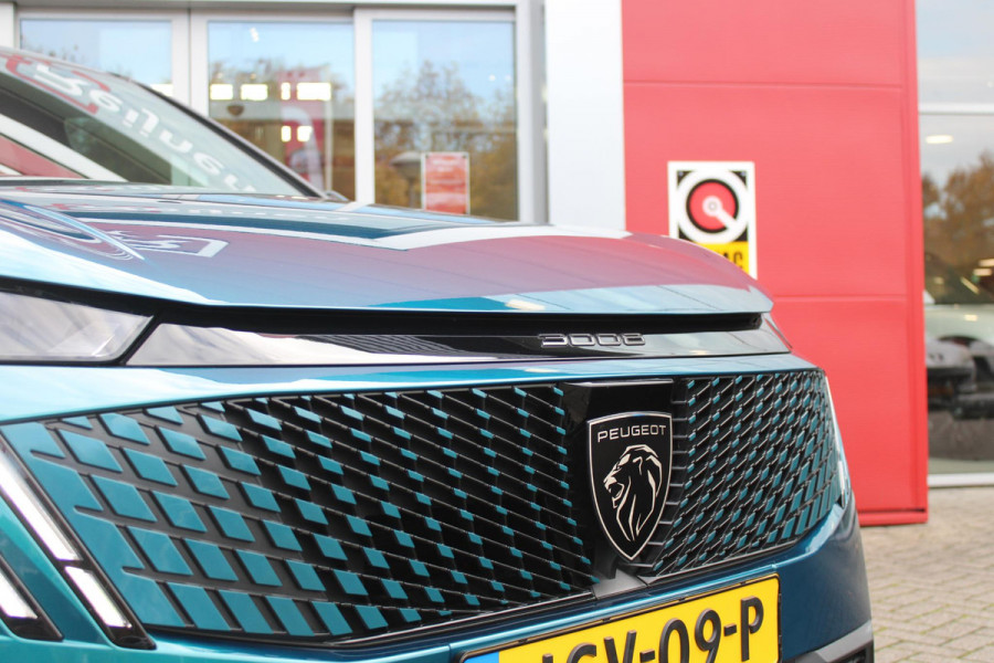 Peugeot 3008 1.2 Hybrid 145PK GT | ELEKTRISCH BEDIENBARE ACHTERKLEP | NAVIGATIE | DRAADLOZE APPLE CARPLAY/ANDROID AUTO | SFEER VERLICHTING | ACHTERUITRIJ CAMERA | PARKEERSENSOREN VOOR EN ACHTER | FULL LED KOPLAMPEN | KEYLESS ENTRY/START | ADAPTIVE CRUISE CONTROL | STOEL/STUUR VERWARMING | LICHTMETALEN VELGEN 19" | DAB+ RADIO |