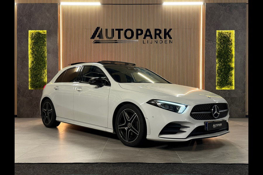Mercedes-Benz A-Klasse 180 Business Solution AMG |PANO|MEMORY|KEYLESS|LANE ASSIST|SFEERVERLICHTING|NAP|NL AUTO|DEALER ONDERHOUDEN|