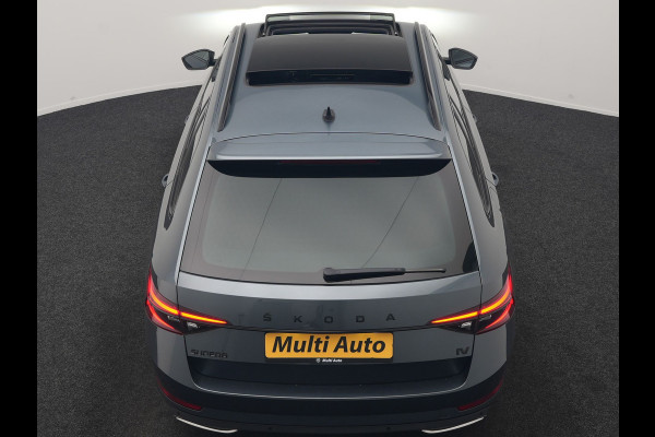 Škoda Superb Combi 1.4 TSI iV Sportline Business PHEV 218pk Dealer O.H. | Trekhaak Af Fabriek | Panodak | Adaptive Cruise | 360 Camera | Alcantara Sportstoelen Memory & Verwarmd | Stuur Verwarmd | Blis | Keyless | Crystal LED | Sfeerverlichting | Apple Carplay |  Plug In Hybrid |