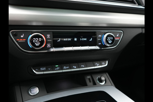 Audi Q5 50 TFSI e 2x S Line PHEV 300pk Dealer O.H. | Panodak | 360 Camera | Head Up | Lederen Sportstoelen Verwarmd | Keyless | Apple Carplay | Cruise Control | Virtual Cockpit | Navigatie | DAB | 19"L.M | Plug In Hybrid |