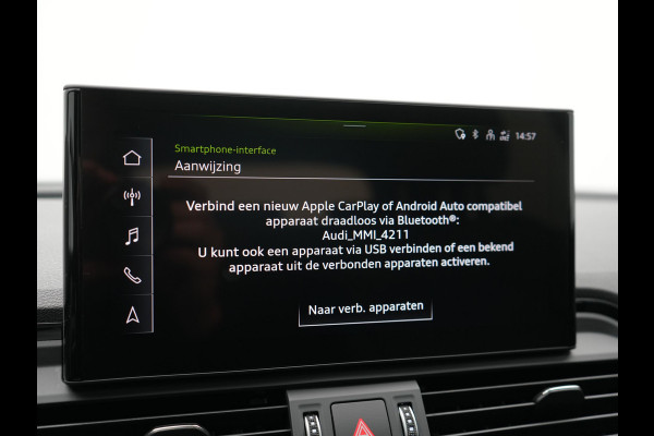 Audi Q5 50 TFSI e 2x S Line PHEV 300pk Dealer O.H. | Panodak | 360 Camera | Head Up | Lederen Sportstoelen Verwarmd | Keyless | Apple Carplay | Cruise Control | Virtual Cockpit | Navigatie | DAB | 19"L.M | Plug In Hybrid |