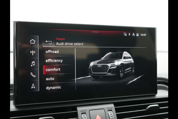 Audi Q5 50 TFSI e 2x S Line PHEV 300pk Dealer O.H. | Panodak | 360 Camera | Head Up | Lederen Sportstoelen Verwarmd | Keyless | Apple Carplay | Cruise Control | Virtual Cockpit | Navigatie | DAB | 19"L.M | Plug In Hybrid |