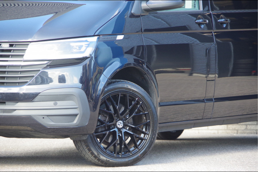 Volkswagen Transporter 2.0 TDI L2 3-ZITS, 150PK AUT. LED, 2X SCHUIFDEUR, TREKHAAK, STANDKACHEL, STOELVERWARMING, CAMERA, ADAPT. CRUISE, AIRCO, DUBBELE