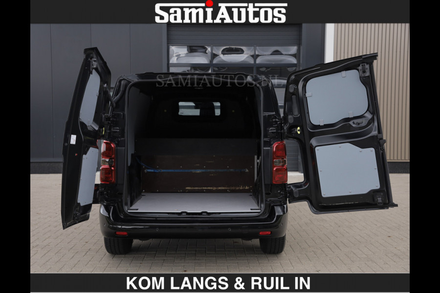 Opel Vivaro BLACK OPS | GEHEEL COMPLEET | €27950,- excl HOUTEN VLOER EN WANDEN 3 PERSSONS | 2 DELIG ACHTER DEUREN | LADE SCHUIF BAK | 2.0D 1 FULL LED | SCHUIF DEUR | GEHEEL ZWART | MOOIE STOERE BUS |