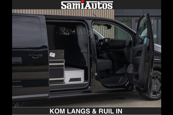 Opel Vivaro BLACK OPS | GEHEEL COMPLEET | €27950,- excl HOUTEN VLOER EN WANDEN 3 PERSSONS | 2 DELIG ACHTER DEUREN | LADE SCHUIF BAK | 2.0D 1 FULL LED | SCHUIF DEUR | GEHEEL ZWART | MOOIE STOERE BUS |
