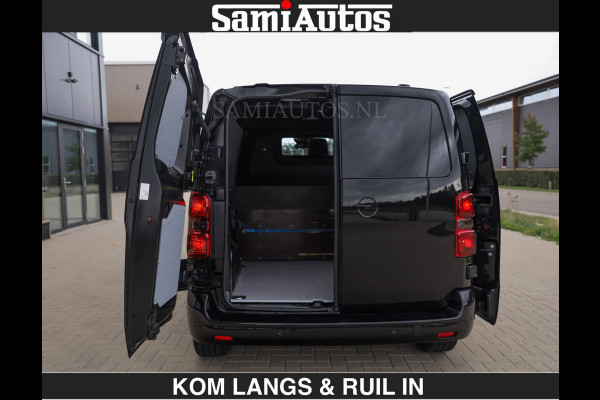 Opel Vivaro BLACK OPS | GEHEEL COMPLEET | €27950,- excl HOUTEN VLOER EN WANDEN 3 PERSSONS | 2 DELIG ACHTER DEUREN | LADE SCHUIF BAK | 2.0D 1 FULL LED | SCHUIF DEUR | GEHEEL ZWART | MOOIE STOERE BUS |