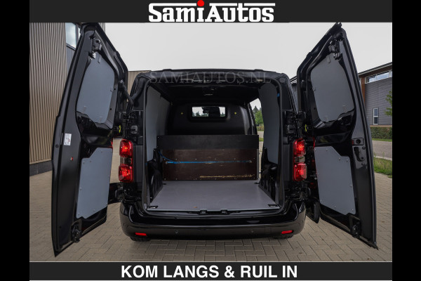Opel Vivaro BLACK OPS | GEHEEL COMPLEET | €27950,- excl HOUTEN VLOER EN WANDEN 3 PERSSONS | 2 DELIG ACHTER DEUREN | LADE SCHUIF BAK | 2.0D 1 FULL LED | SCHUIF DEUR | GEHEEL ZWART | MOOIE STOERE BUS |