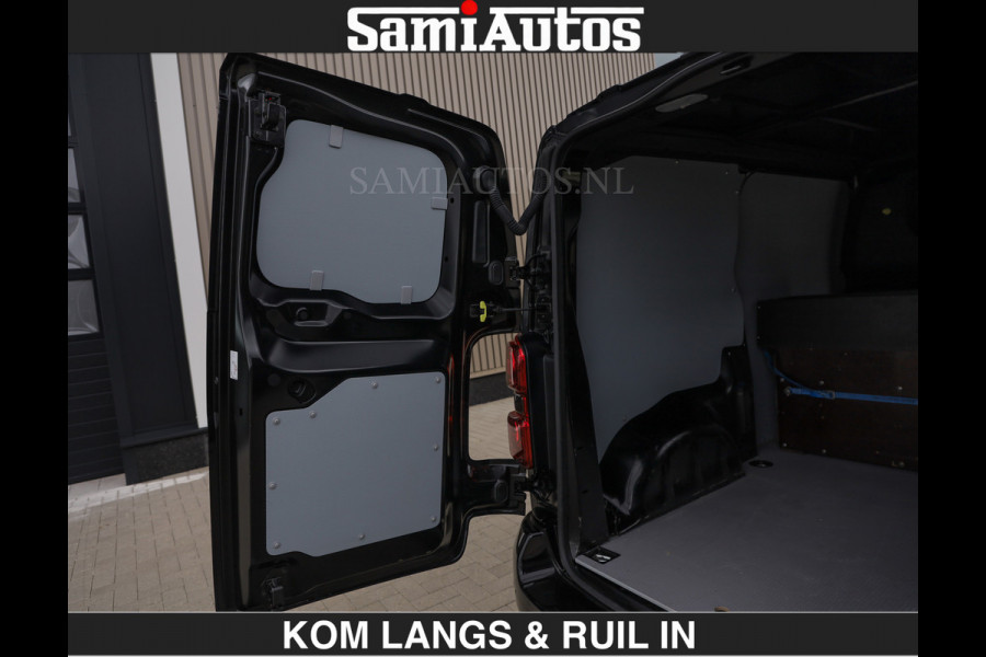 Opel Vivaro BLACK OPS | GEHEEL COMPLEET | €27950,- excl HOUTEN VLOER EN WANDEN 3 PERSSONS | 2 DELIG ACHTER DEUREN | LADE SCHUIF BAK | 2.0D 1 FULL LED | SCHUIF DEUR | GEHEEL ZWART | MOOIE STOERE BUS |