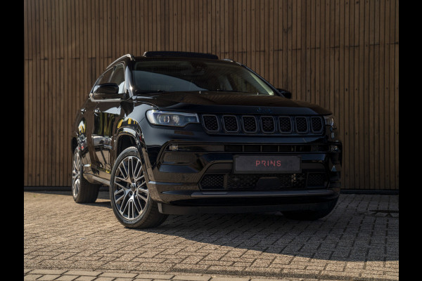 Jeep Compass 4xe 240pk Phev Summit | Pano-dak | Leder | Stoelverwarming | carplay | 19 inch