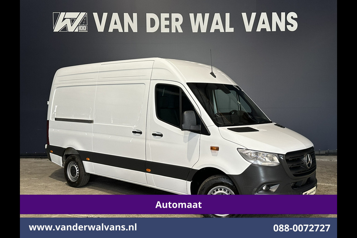Mercedes-Benz Sprinter 317 CDI 170pk 9G-Tronic Automaat L2H2 Euro6 Airco | Camera | Navigatie | Cruisecontrol | Stoelverwarming Chauffeursstoel, Bijrijdersbank