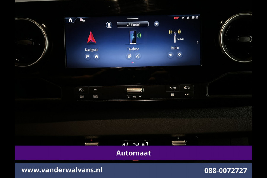 Mercedes-Benz Sprinter 317 CDI 170pk 9G-Tronic Automaat L2H2 Euro6 Airco | Camera | Navigatie | Cruisecontrol | Stoelverwarming Chauffeursstoel, Bijrijdersbank