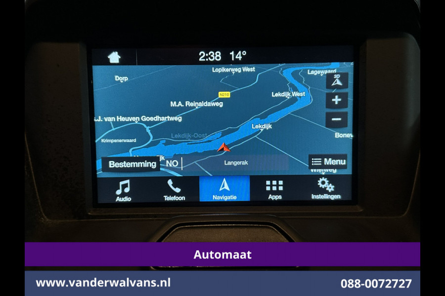 Ford Transit 2.0 TDCI 131pk Automaat L2H2 Inrichting Euro6 Airco | Navigatie | Cruisecontrol | Stoelverwarming | Verwarmde voorruit Parkeersensoren, Bijrijdersbank