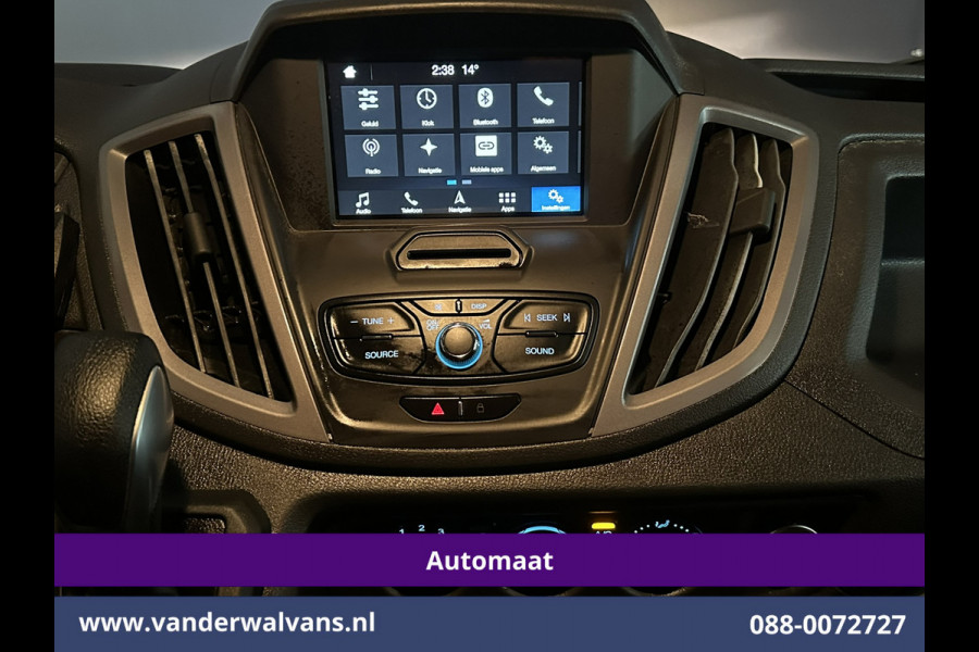 Ford Transit 2.0 TDCI 131pk Automaat L2H2 Inrichting Euro6 Airco | Navigatie | Cruisecontrol | Stoelverwarming | Verwarmde voorruit Parkeersensoren, Bijrijdersbank
