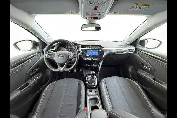 Opel Corsa 5Drs 101PK Camera Stoel+Stuurverwarming Navi Apple Carplay Android Auto Elegance Regen-Lichtsensor Keyless entry/start Privacy Glas Lmv Led Bluetooth Lane Assist Isofix 1e Eigenaar Dealeronderhouden Origineel Nederlandse Auto
