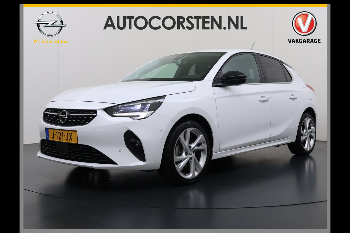 Opel Corsa 5Drs 101PK Camera Stoel+Stuurverwarming Navi Apple Carplay Android Auto Elegance Regen-Lichtsensor Keyless entry/start Privacy Glas Lmv Led Bluetooth Lane Assist Isofix 1e Eigenaar Dealeronderhouden Origineel Nederlandse Auto
