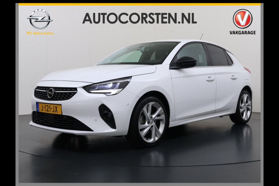 Opel Corsa 5Drs 101PK Camera Stoel+Stuurverwarming Navi Apple Carplay Android Auto Elegance Regen-Lichtsensor Keyless entry/start Privacy Glas Lmv Led Bluetooth Lane Assist Isofix 1e Eigenaar Dealeronderhouden Origineel Nederlandse Auto