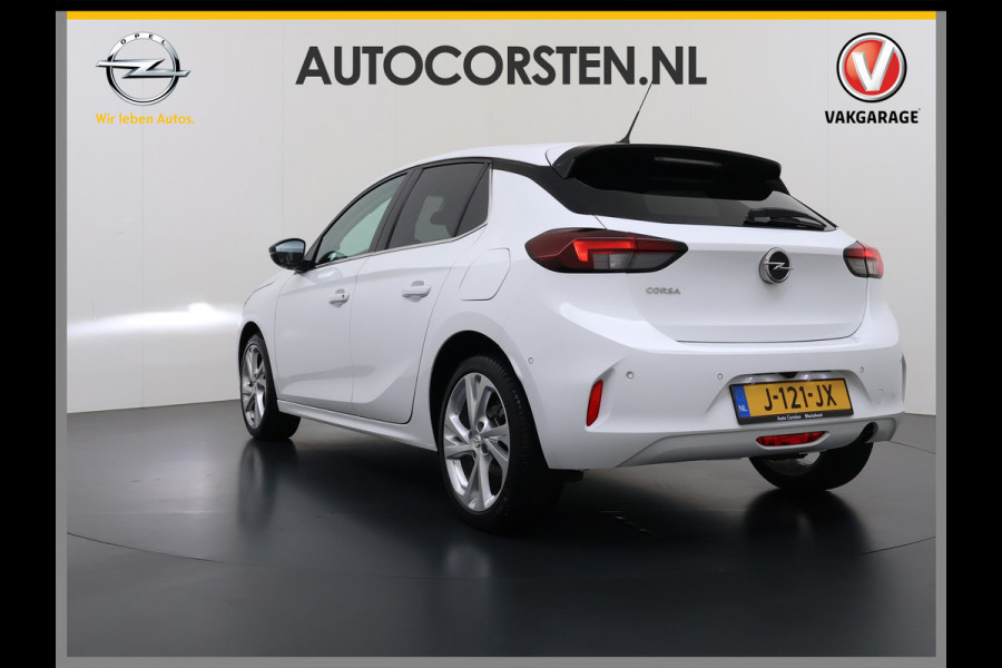 Opel Corsa 5Drs 101PK Camera Stoel+Stuurverwarming Navi Apple Carplay Android Auto Elegance Regen-Lichtsensor Keyless entry/start Privacy Glas Lmv Led Bluetooth Lane Assist Isofix 1e Eigenaar Dealeronderhouden Origineel Nederlandse Auto