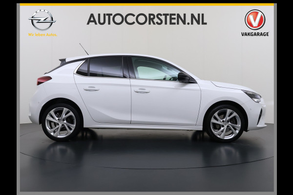 Opel Corsa 5Drs 101PK Camera Stoel+Stuurverwarming Navi Apple Carplay Android Auto Elegance Regen-Lichtsensor Keyless entry/start Privacy Glas Lmv Led Bluetooth Lane Assist Isofix 1e Eigenaar Dealeronderhouden Origineel Nederlandse Auto