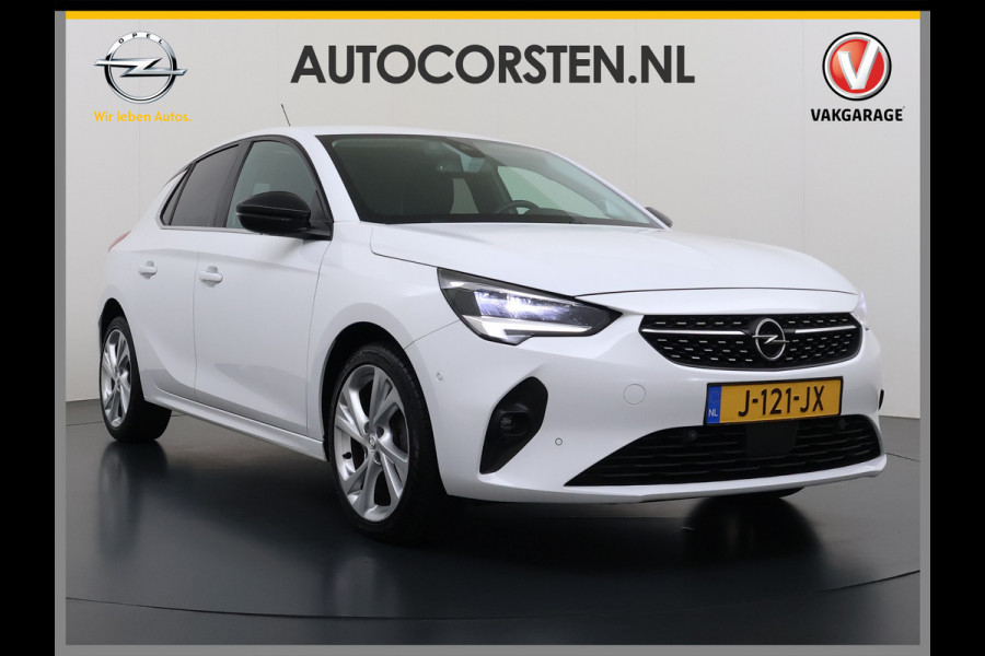 Opel Corsa 5Drs 101PK Camera Stoel+Stuurverwarming Navi Apple Carplay Android Auto Elegance Regen-Lichtsensor Keyless entry/start Privacy Glas Lmv Led Bluetooth Lane Assist Isofix 1e Eigenaar Dealeronderhouden Origineel Nederlandse Auto