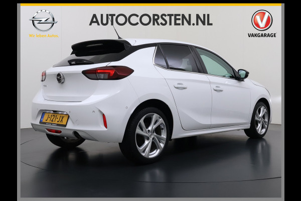 Opel Corsa 5Drs 101PK Camera Stoel+Stuurverwarming Navi Apple Carplay Android Auto Elegance Regen-Lichtsensor Keyless entry/start Privacy Glas Lmv Led Bluetooth Lane Assist Isofix 1e Eigenaar Dealeronderhouden Origineel Nederlandse Auto